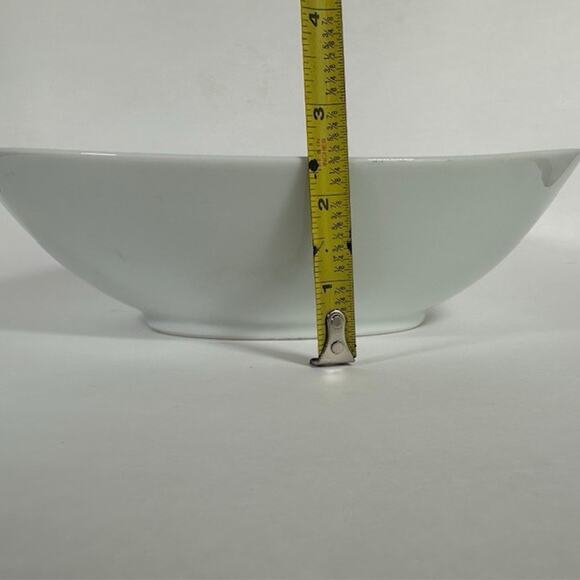 Noritake Edenrose 10" Oval Vegetable Bowl Gray/Pink/White Roses VTG - Picture 8 of 16